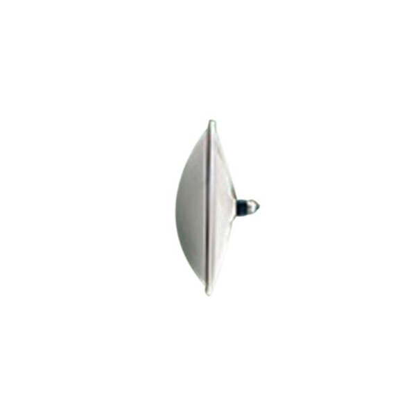 10" Wide View Convex White